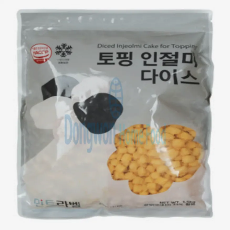 (16:30마감(D) 토핑인절미다이스(셀플러스/민트라벨/1.5kg)EA 이미지
