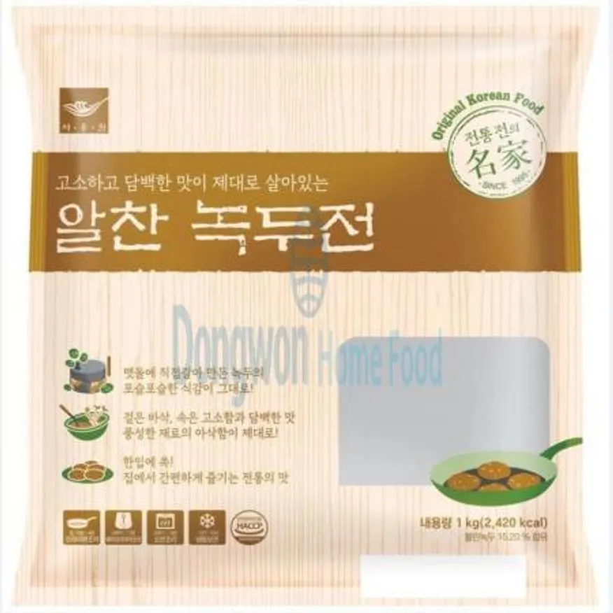 (16:30마감(D) 알찬녹두전(사옹원/냉동/1KG(30g,약33개))EA 이미지