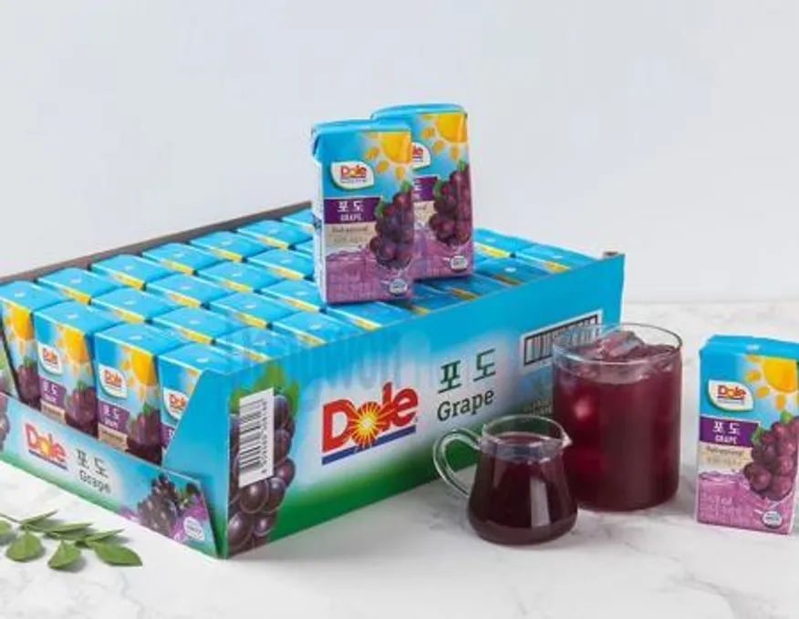 (16:30마감(D) DOLE포도주스(돌코리아/팩/120ML*32팩)BOX 이미지