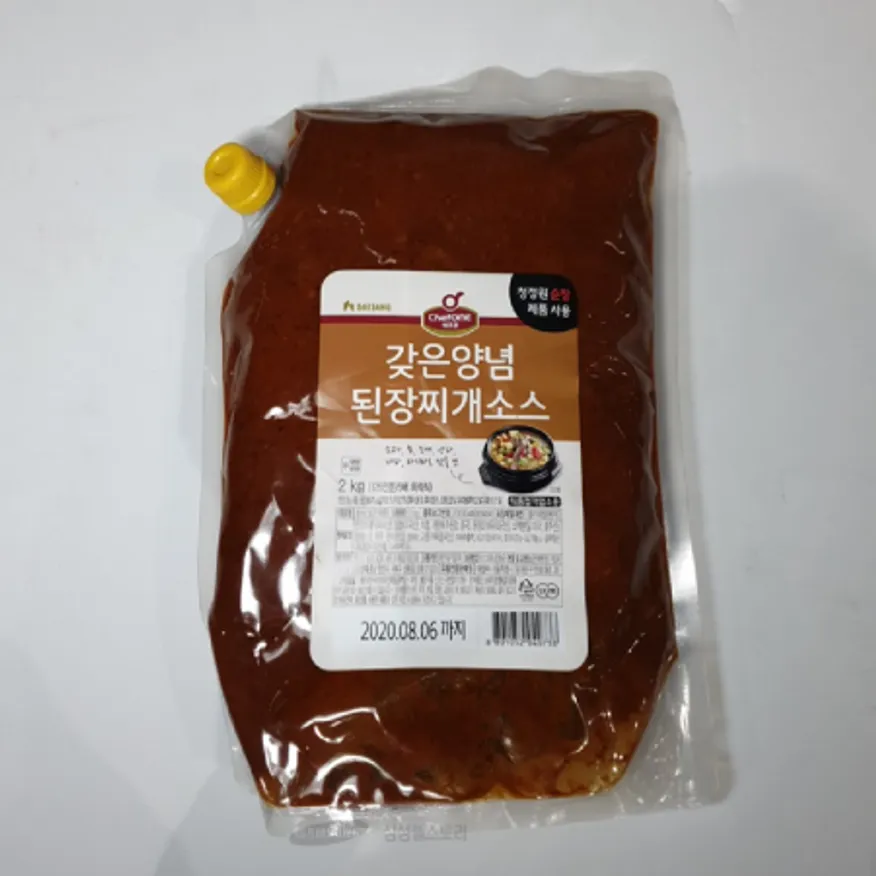 (16:30마감)RTXA갖은양념된장찌개소스(대상/2KG/PAC/대두:외국산) 이미지