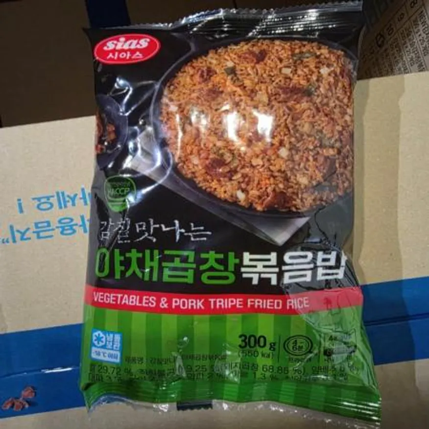 (16:30마감(D) 감칠맛나는야채곱창볶음밥(시아스/250G)EA 이미지