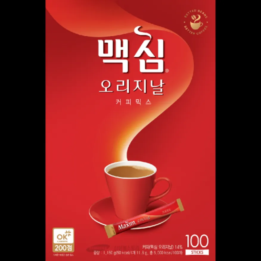 (16:30마감)맥심오리지날커피믹스100T(1.18KG(11.8G*100T)/PAC/동서) 이미지