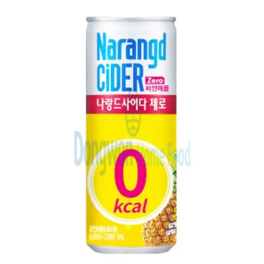 (16:30마감(D) 나랑드사이다제로(동아오츠카/캔/파인애플/245ml*30입)BOX 이미지