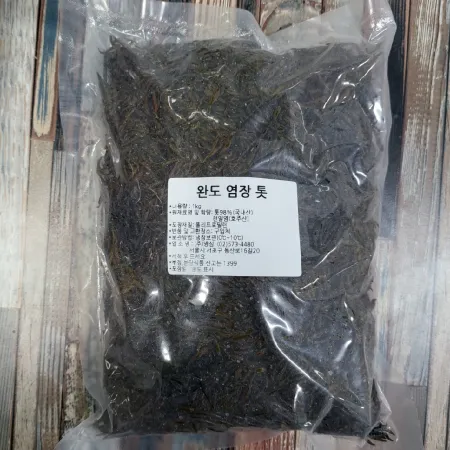 (16:30마감)완도염장톳(1KG/PAC/98%/톳:국내산) 이미지