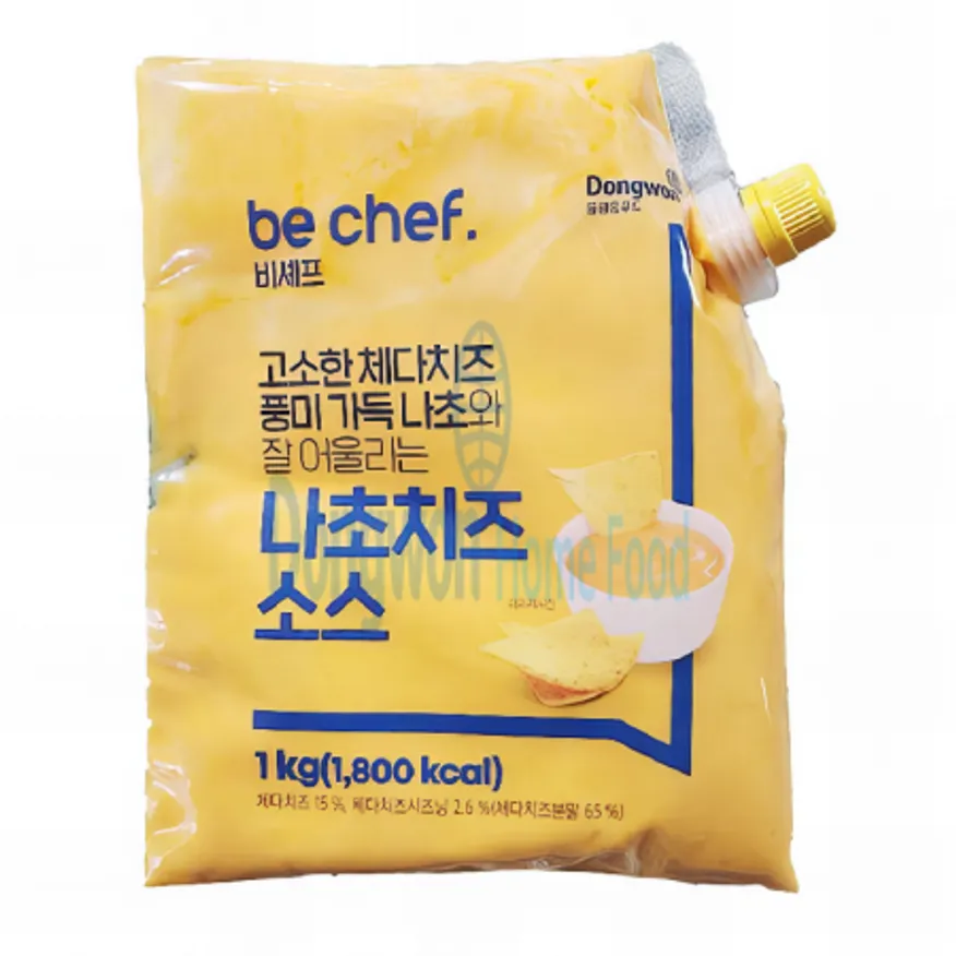(16:30마감(D) be chef. 나초치즈소스(1KG/동원홈푸드)EA 이미지