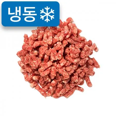 냉동한우전각[6mm다짐육](500g내외/국내산/1++)