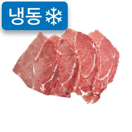 냉동우목심[1cm슬라이스](1kg내외/호주산/S)