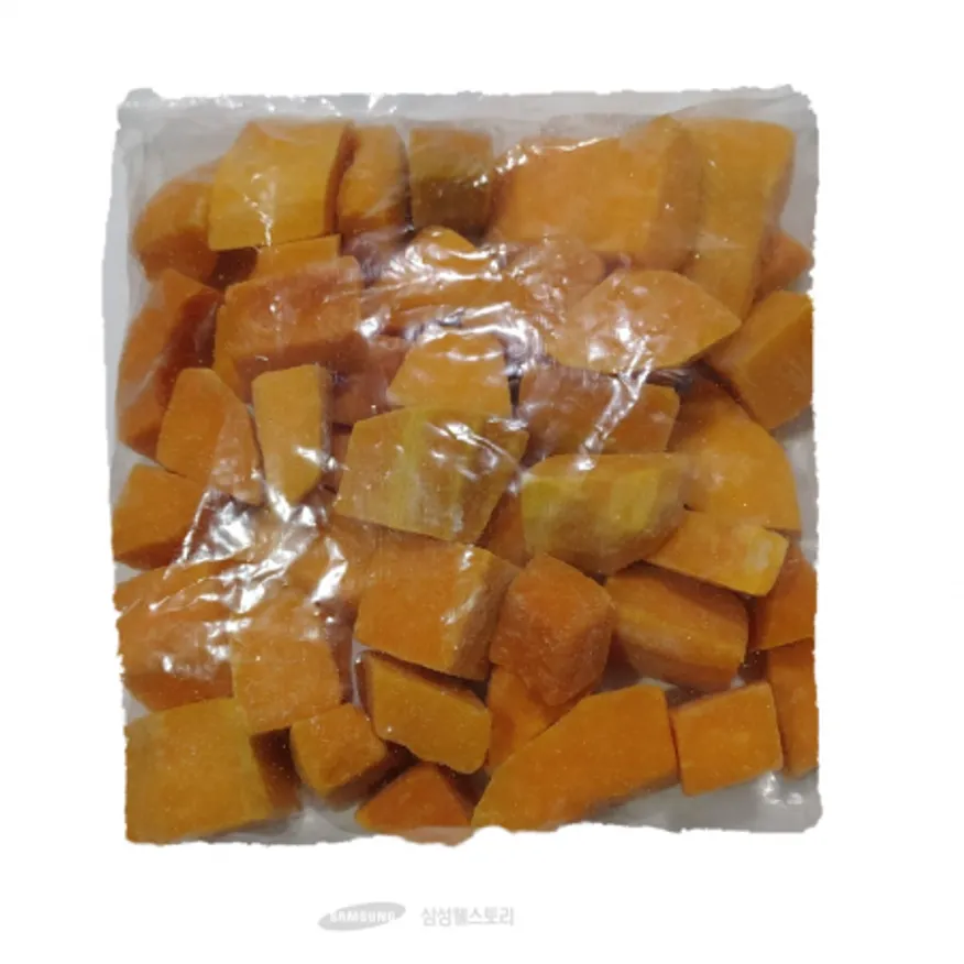 (16:30마감)냉동단호박(죽용/1KG/PAC/4~6CM/중국산) 이미지
