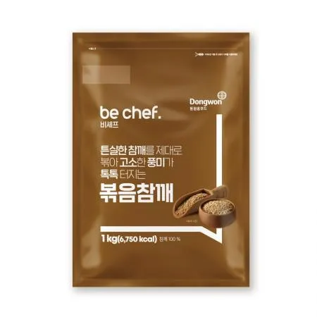 (16:30마감(D) be chef. 볶음참깨(외국산/동원홈푸드/1kg)EA 이미지