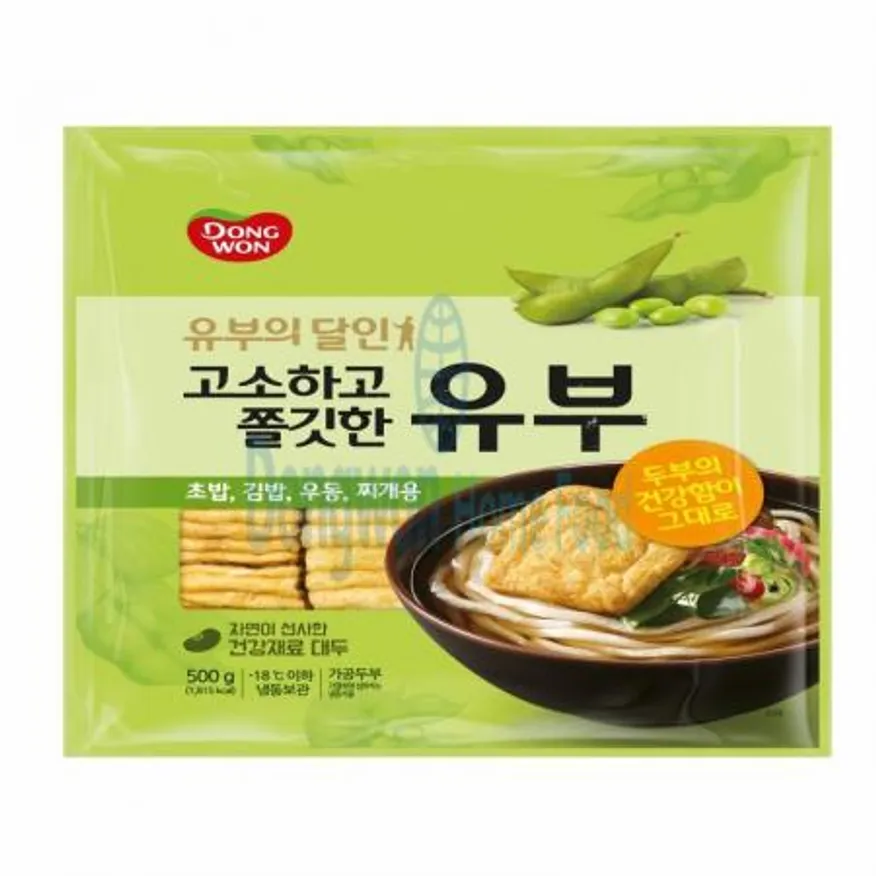 (16:30마감(D) 유부(대두:외국산/동원/냉동/500g)EA 이미지