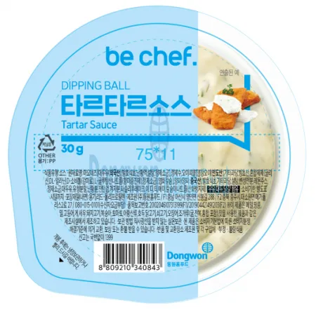 (16:30마감(D) be chef. DIPPINGBALL 타르타르소스(30G*32EA) 이미지