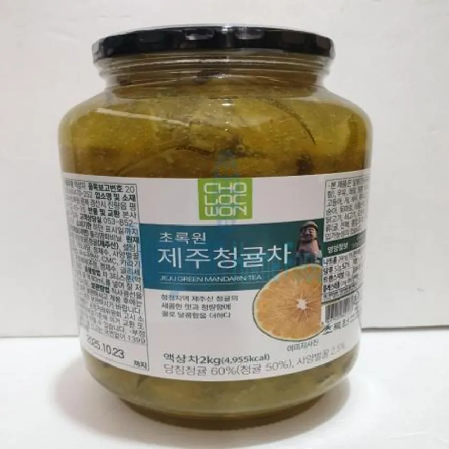 (16:30마감(D) 제주청귤차(초록원/2kg)EA 이미지