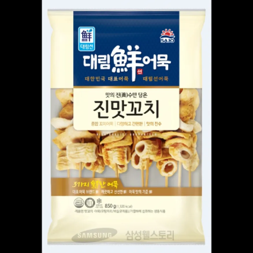 (16:30마감)꼬치어묵(특/850G(85G*10EA)/PAC/연육:외국산/대림/진맛꼬치) 이미지