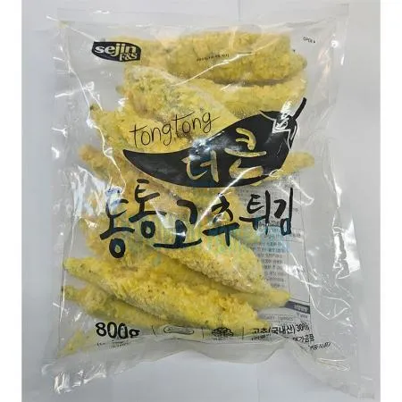 (16:30마감(D) 통통더큰고추튀김(세진/고추30%/800g/10입)EA 이미지