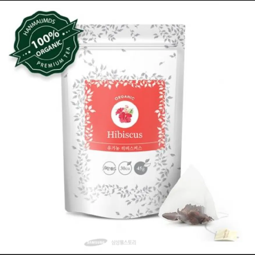 (16:30마감)유기농히비스커스티백(아레스/45G(1.5G*30EA)/PAC) 이미지