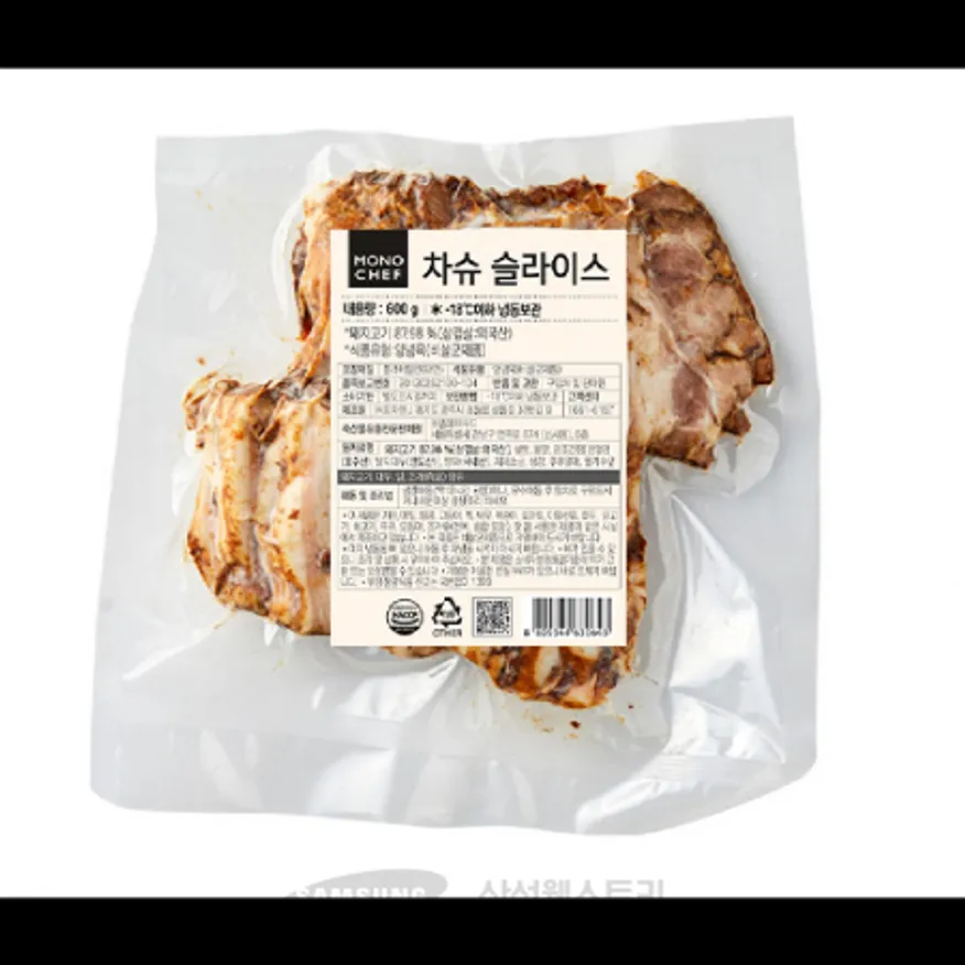 (16:30마감)차슈슬라이스(모노키친/600G/EA/돈육:외국산) 이미지