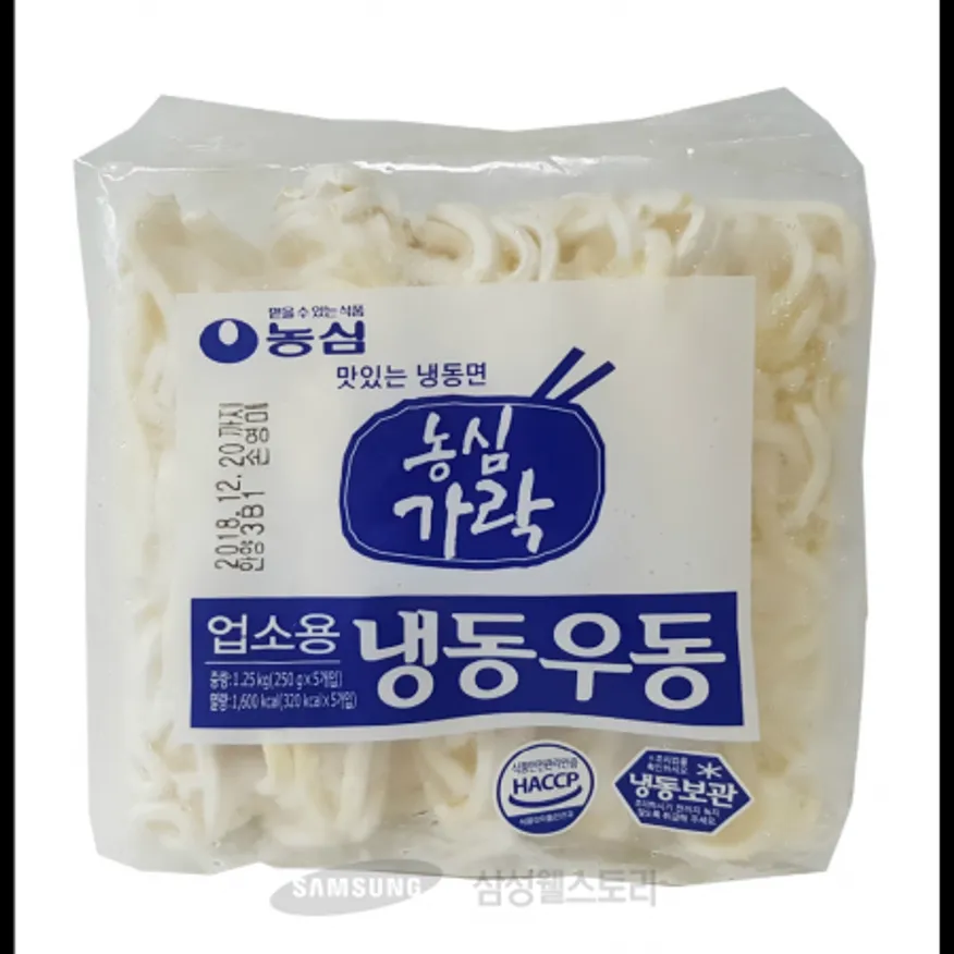 (16:30마감)가락우동(농심/10KG(250G*40EA)/BOX) 이미지