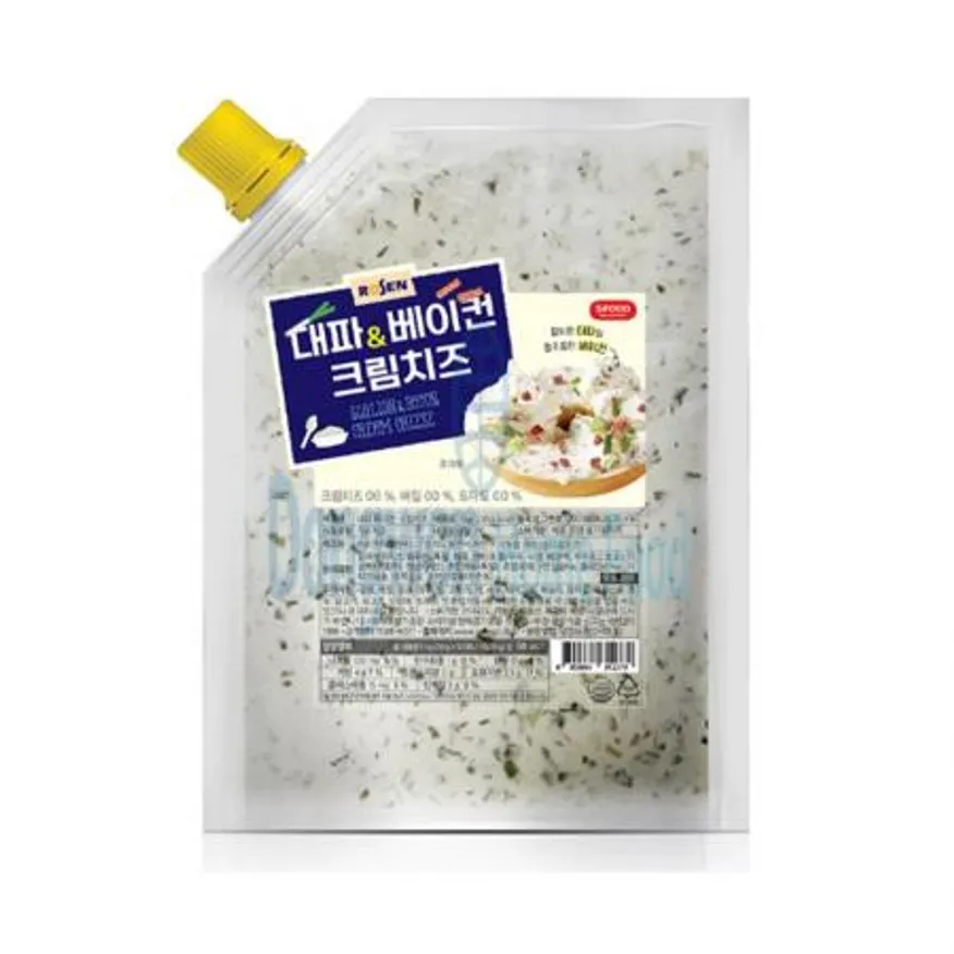 (16:30마감(D) 대파베이컨크림치즈(로젠/1KG)EA 이미지