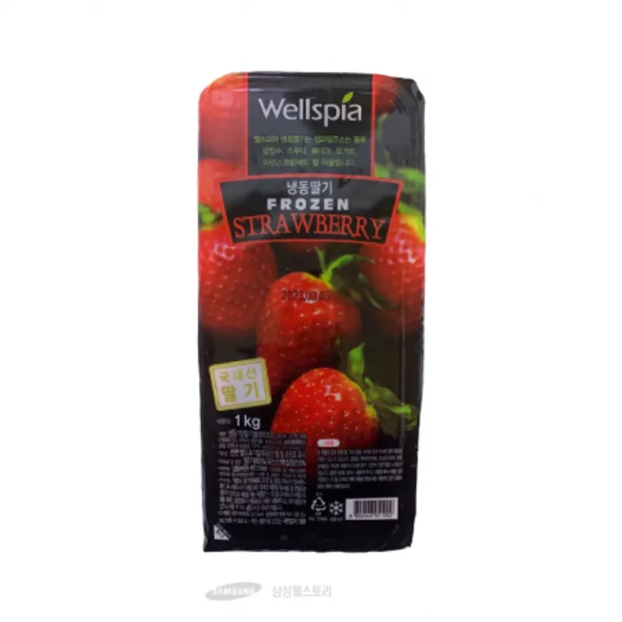 (16:30마감)냉동가당딸기(웰스피아/1KG/EA/(국산딸기85%)) 이미지