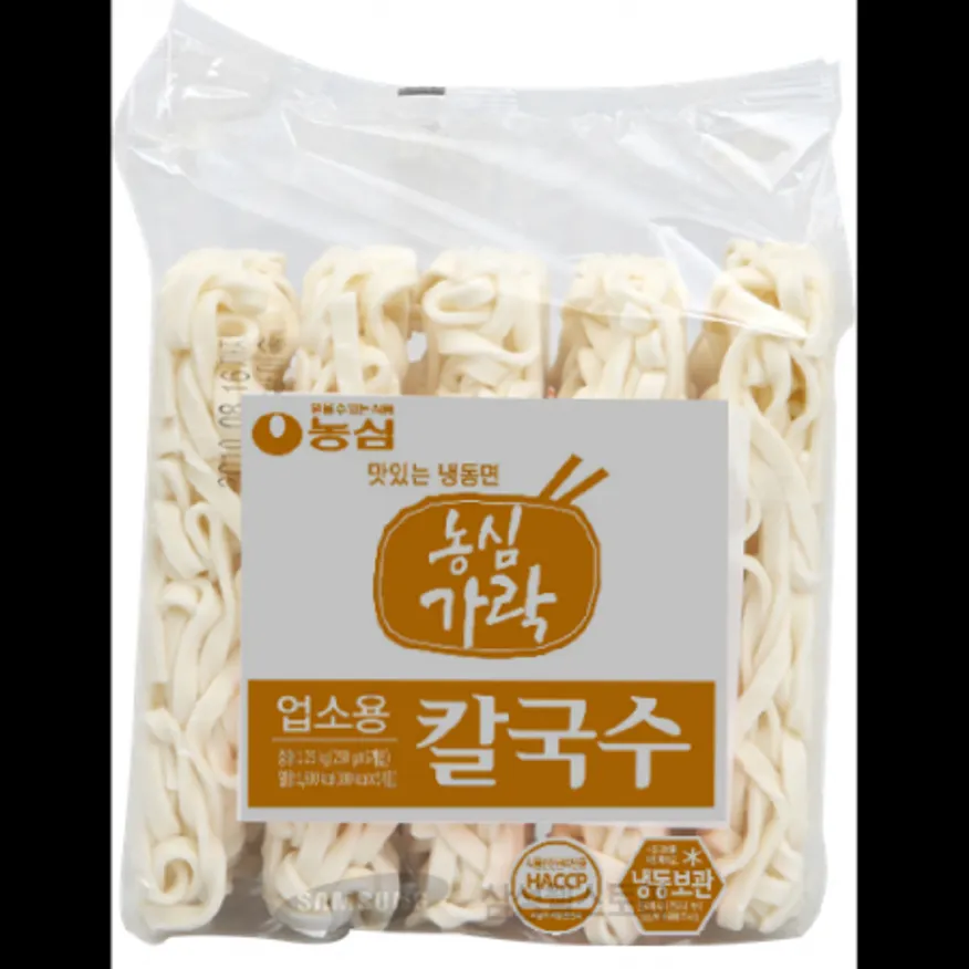 (16:30마감)냉동가락칼국수(농심/1.25KG(250G*5EA)/PAC/밀:호주산) 이미지