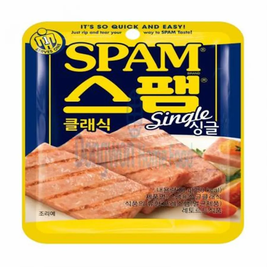 (16:30마감(D) 스팸싱글(CJ/클래식/돼지고기:외국산,국산/80g)EA 이미지