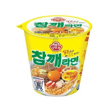 (16:30마감(D) 참깨라면컵(오뚜기/용기/65g*15입)BOX 이미지