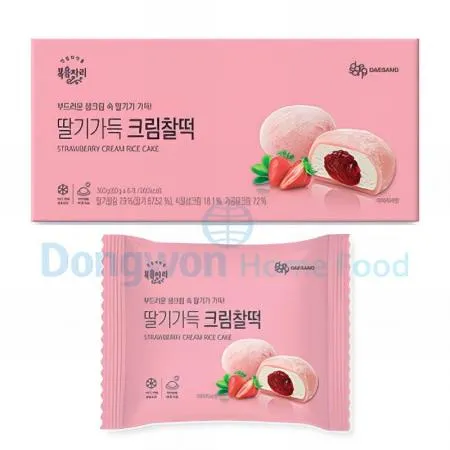 (16:30마감(D) 복음자리딸기가득크림찰떡(대상다이브스/6입/360G)EA 이미지