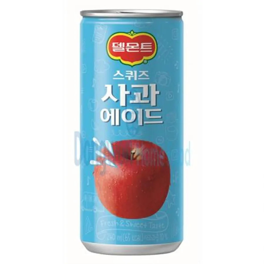 (16:30마감(D) 델몬트스퀴즈(롯데칠성/캔/사과/240ML*30EA)BOX 이미지