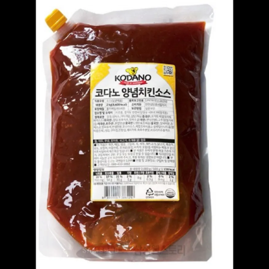 (16:30마감)코다노양념치킨소스,조흥,2KG/EA 이미지