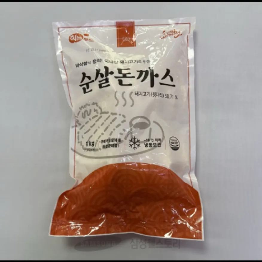 (16:30마감)순살돈가스(하늘/1KG(100G*10EA)/PAC/돈육:국산) 이미지