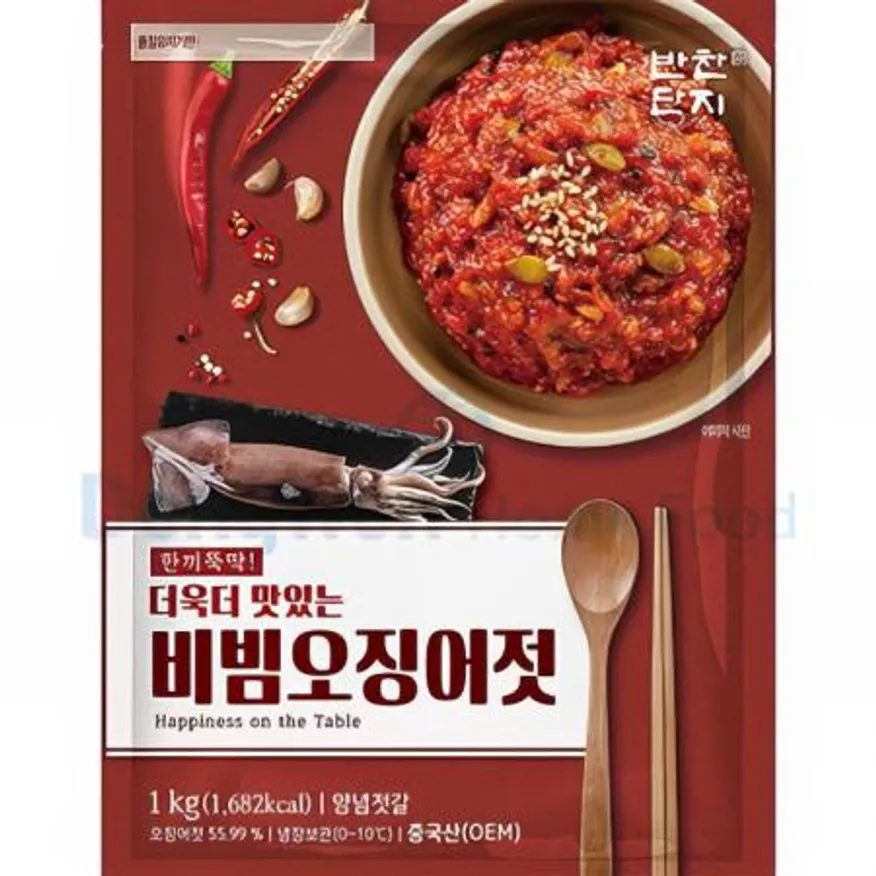 (16:30마감(D) 비빔오징어젓(중국완제/단지/1KG)EA 이미지