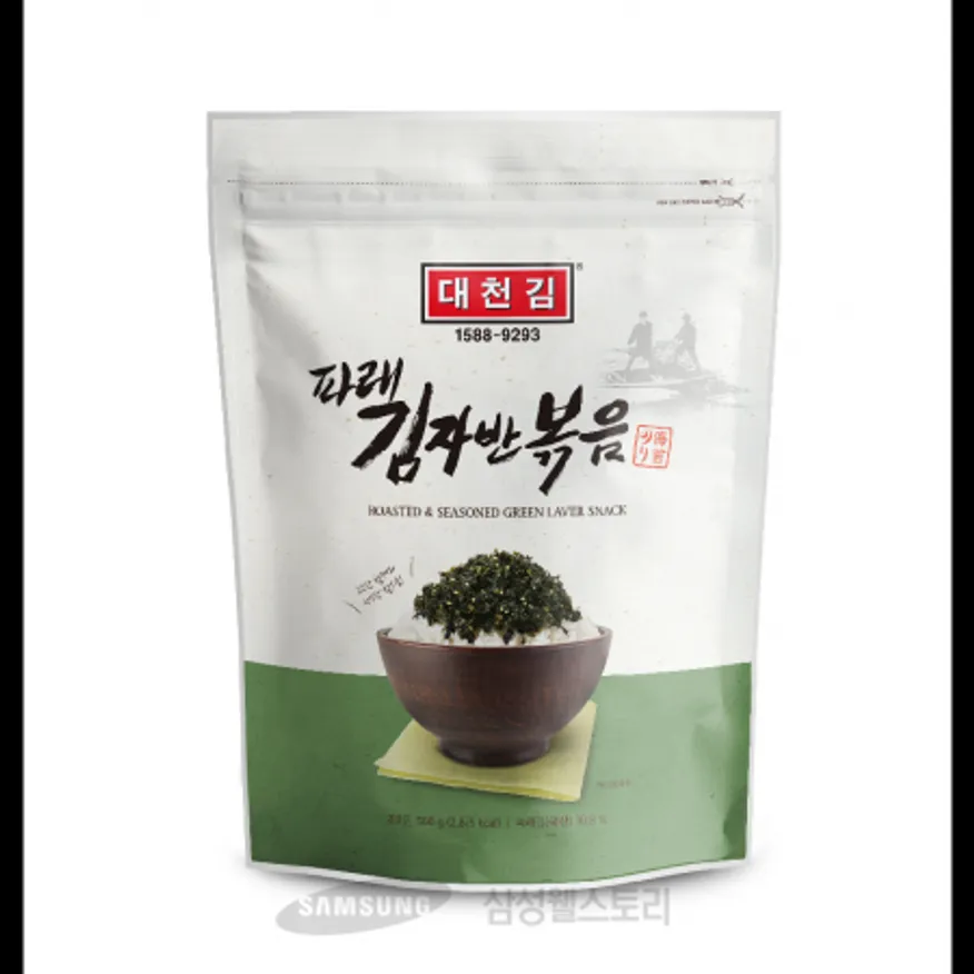 (16:30마감)대천파래김자반볶음(대천김2공장/500G/PAC/국내산) 이미지