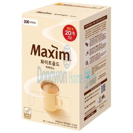 (16:30마감(D) 맥심화이트골드커피믹스(동서/180T)EA 이미지