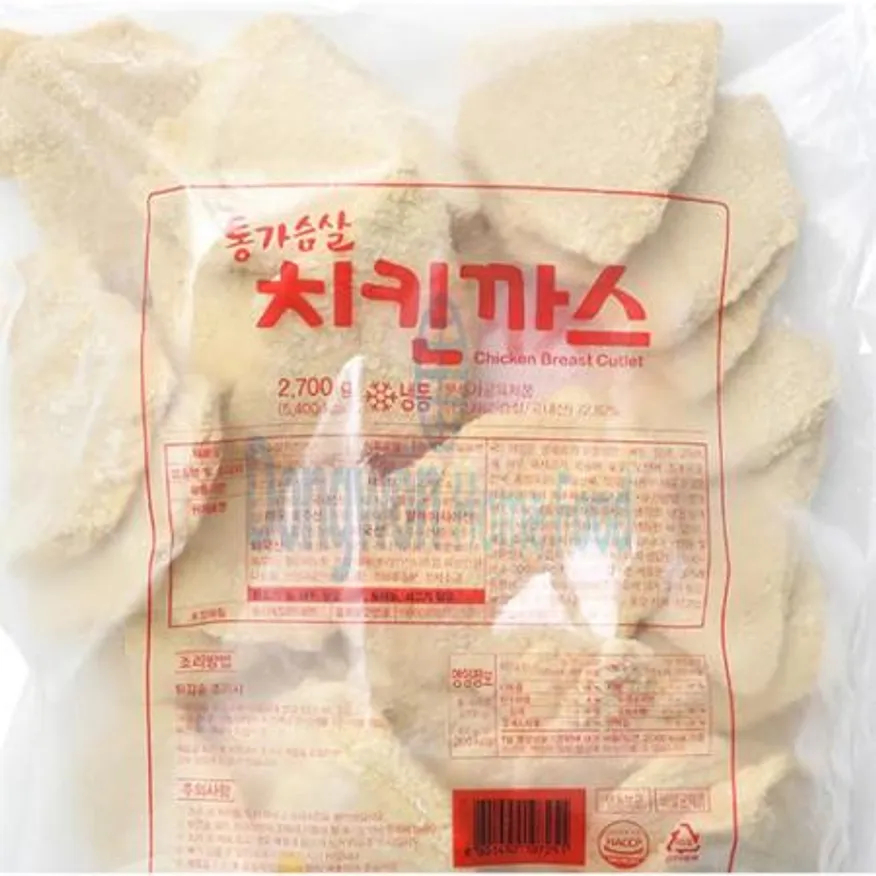 (16:30마감(D) 통가슴살치킨까스(하림/2.7kg/계육:국내산/30입)EA 이미지