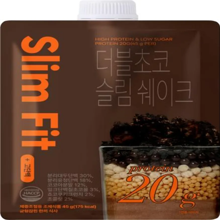 (16:30마감(D) 더블초코슬림쉐이크(익스트림/45G*7입)EA 이미지