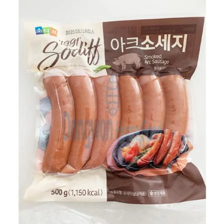 (16:30마감(D) 아크소시지(소디프/냉장/돼지고기:국산,닭고기:국산/500g)EA 이미지