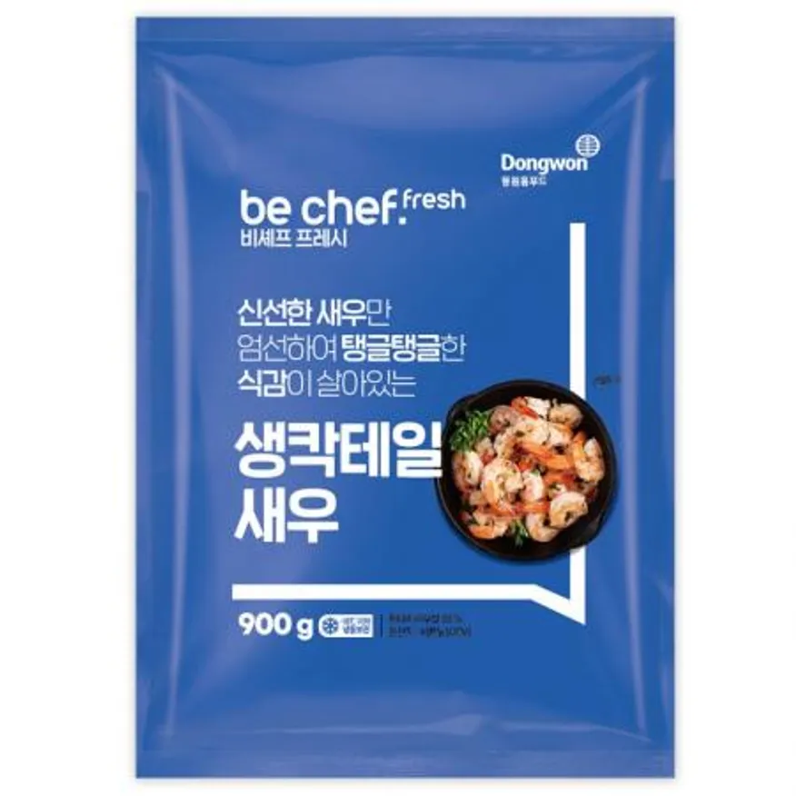 (16:30마감(D) be chef. 생칵테일새우(베트남산/냉동/21-25/900g)EA 이미지