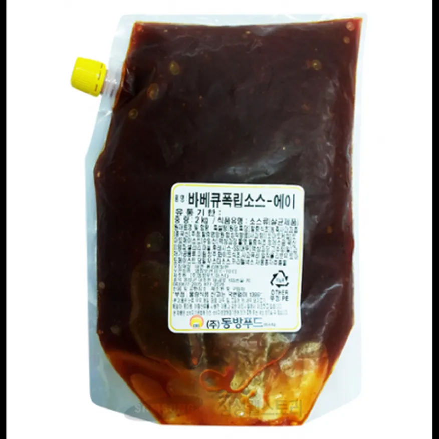 (16:30마감)RTXA바베큐폭립소스(동방/2KG/PAC/발효식초(농축사과과즙:중국산)) 이미지