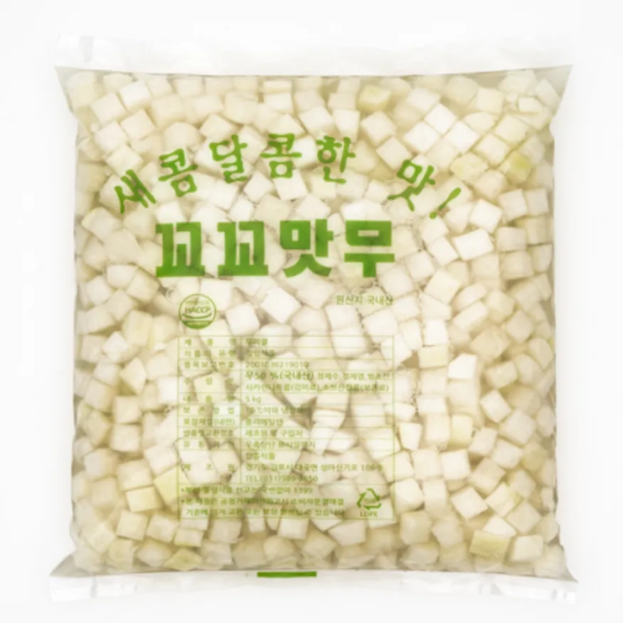 (16:30마감(D) 꼬꼬맛치킨무(무:국산/함흥/냉장/5kg)EA 이미지