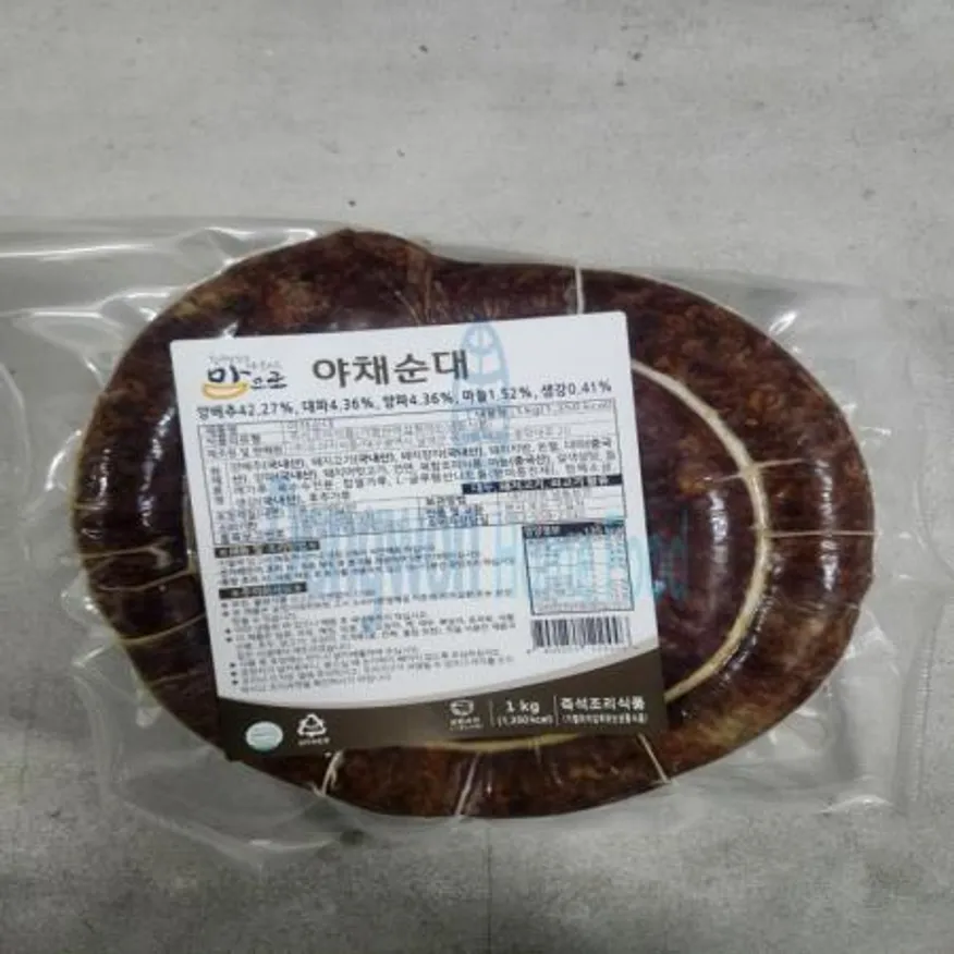 (16:30마감(D) 야채순대(도야지/1kg)EA 이미지