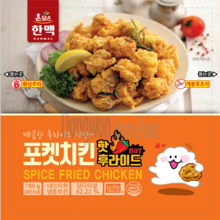 (16:30마감(D) 포켓치킨매콤후라이드(한맥/닭고기:외국산/180g)EA 이미지