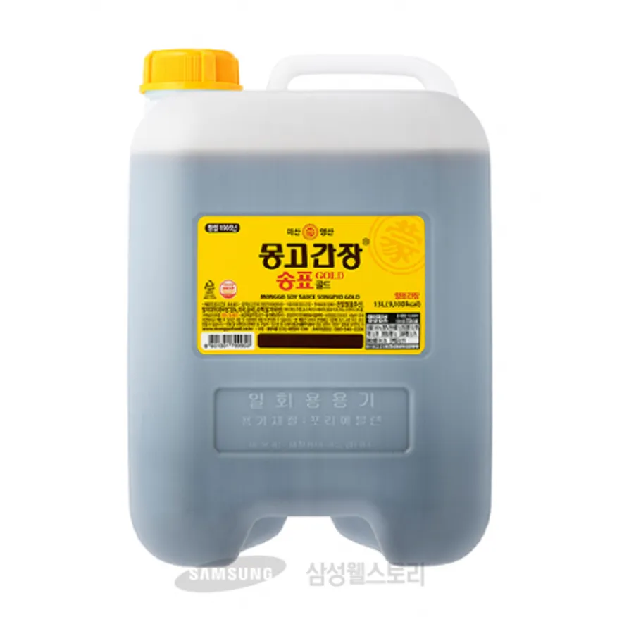 (16:30마감)몽고간장(13KG/E/탈지대두:외국산/몽고식품(마산몽고)/송표골드) 이미지