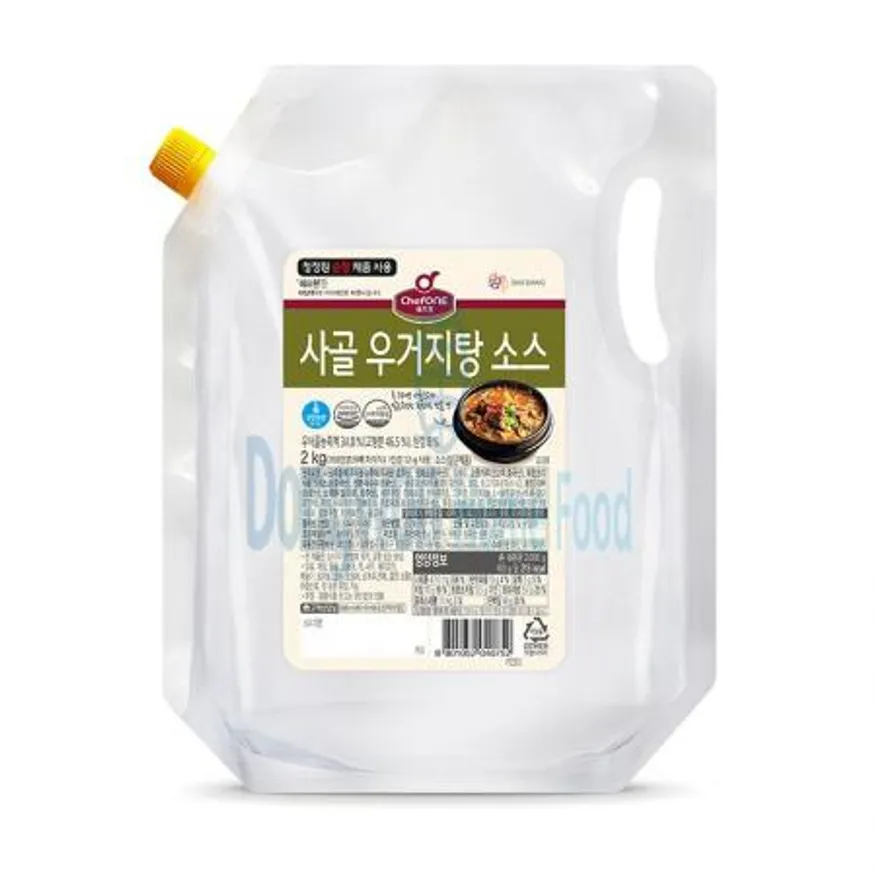(16:30마감(D) 쉐프원사골우거지탕소스S(대상/2kg)EA 이미지