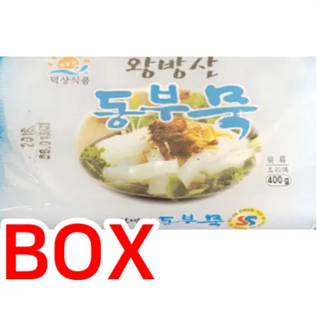 왕방산동부묵(박스/400g*10개/수입산)