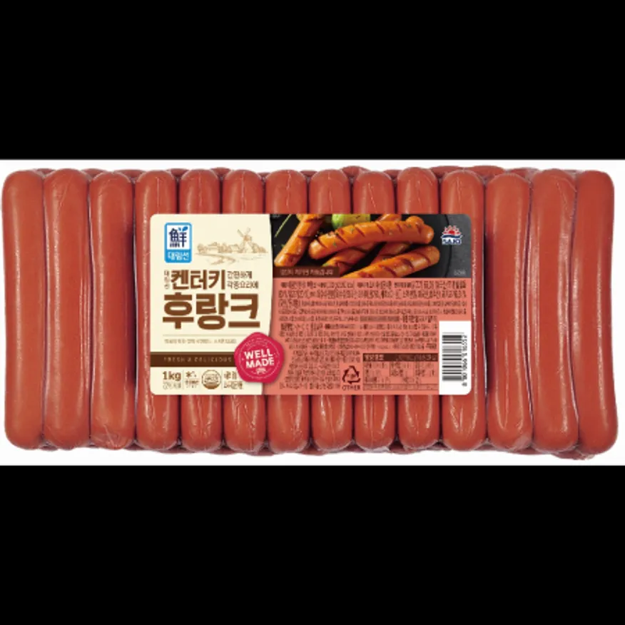 (16:30마감)켄터키후랑크소시지(1KG(35EA)/PAC/돈육:국산/대림/계육) 이미지