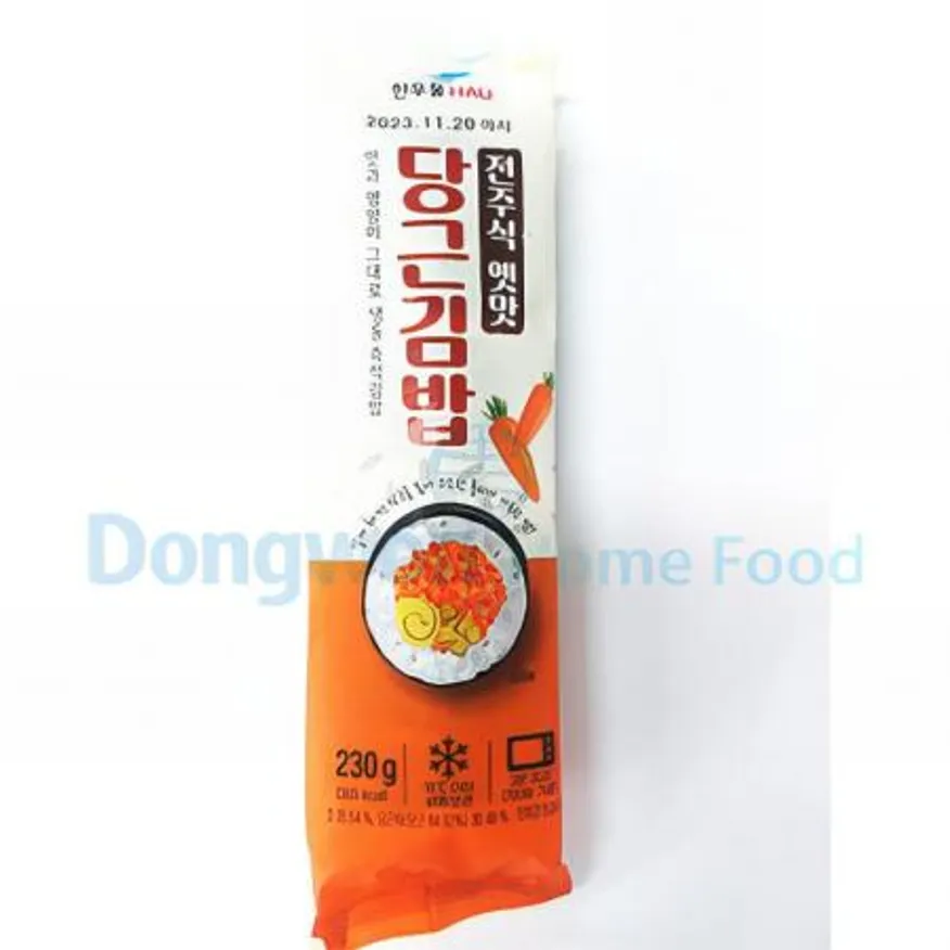 (16:30마감(D) 전주식당근김밥(한우물/냉동/230g)EA 이미지
