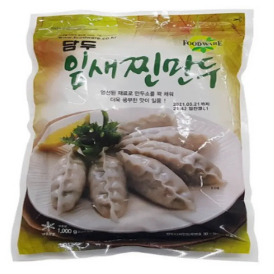 (16:30마감(D) 잎새찐만두(담두/1KG)EA 이미지