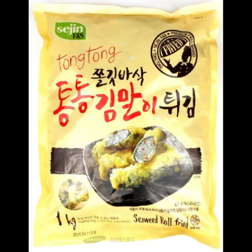 (16:30마감)통통김말이튀김(1KG/PAC/김:국산/세진에프앤에스) 이미지