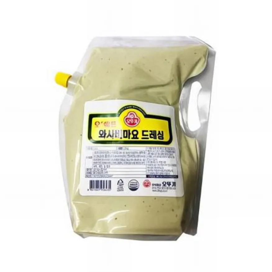 (16:30마감(D) 오쉐프와사비마요드레싱(오뚜기/2kg)EA 이미지