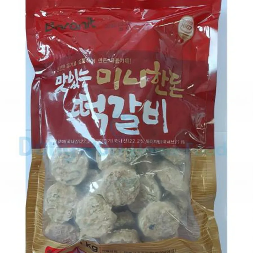 (16:30마감(D) 미니한돈떡갈비(네이처앤컬처/돼지고기:국내산/1kg)EA 이미지